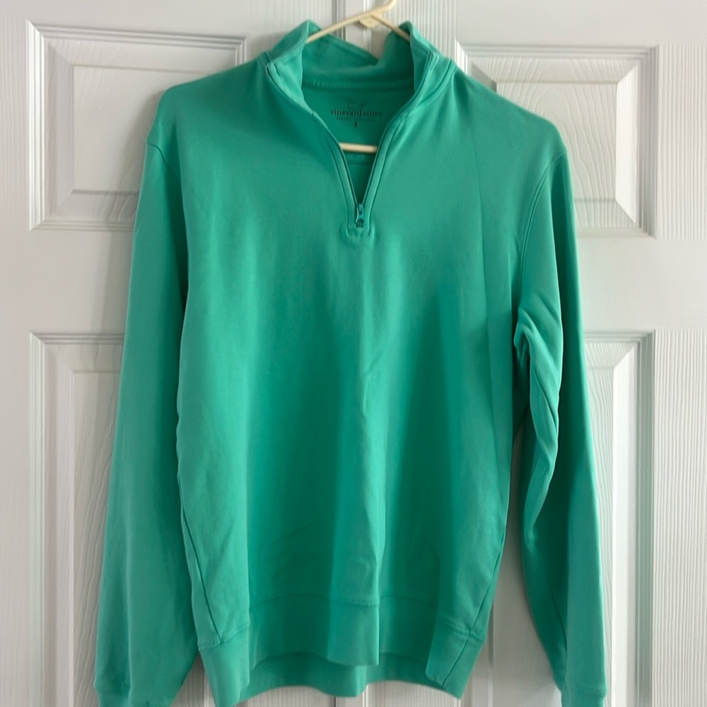 Vineyard Vines 1/4 Zip pull over women’s small 100% Pima Cotton